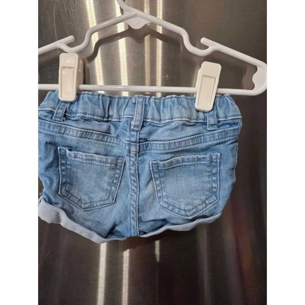 Cuffed Denim Shorts - Carter's - 12mo